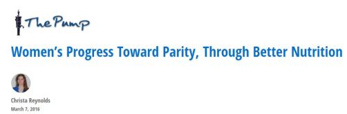 women's progress blog the pump